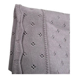 Wedoble Coperta Tinta Unita con Ricami per Neonata V2505306A LILLA WEDOBLE 