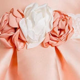 Abel & Lula Abito Cerimonia Tinta Unita con Applicazioni per Neonata 5014 ROSA ABEL & LULA 