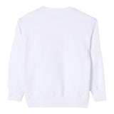 Maison Margiela Felpa Tinta Unita Girocollo con Stampa per Bambino M60796 BIANCO MAISON MARGIELA 