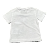 Iceberg T-Shirt Girocollo Tinta Unita con Stampe In Contrasto per Neonato TSICE5123BXX BIANCO ICEBERG 