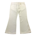 Little Bear Pantalone Tinta Unita Modello A Zampa per Bambina 8214 PANNA LITTLE BEAR 