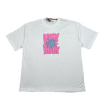 Msgm T-Shirt Girocollo Tinta Unita con Stampa per Bambina S5MSJGTH243 BIANCO MSGM 