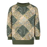 ETRO felpa tinta unita con fantasia  Verde per Bambino GV4P00 VERDE ETRO 