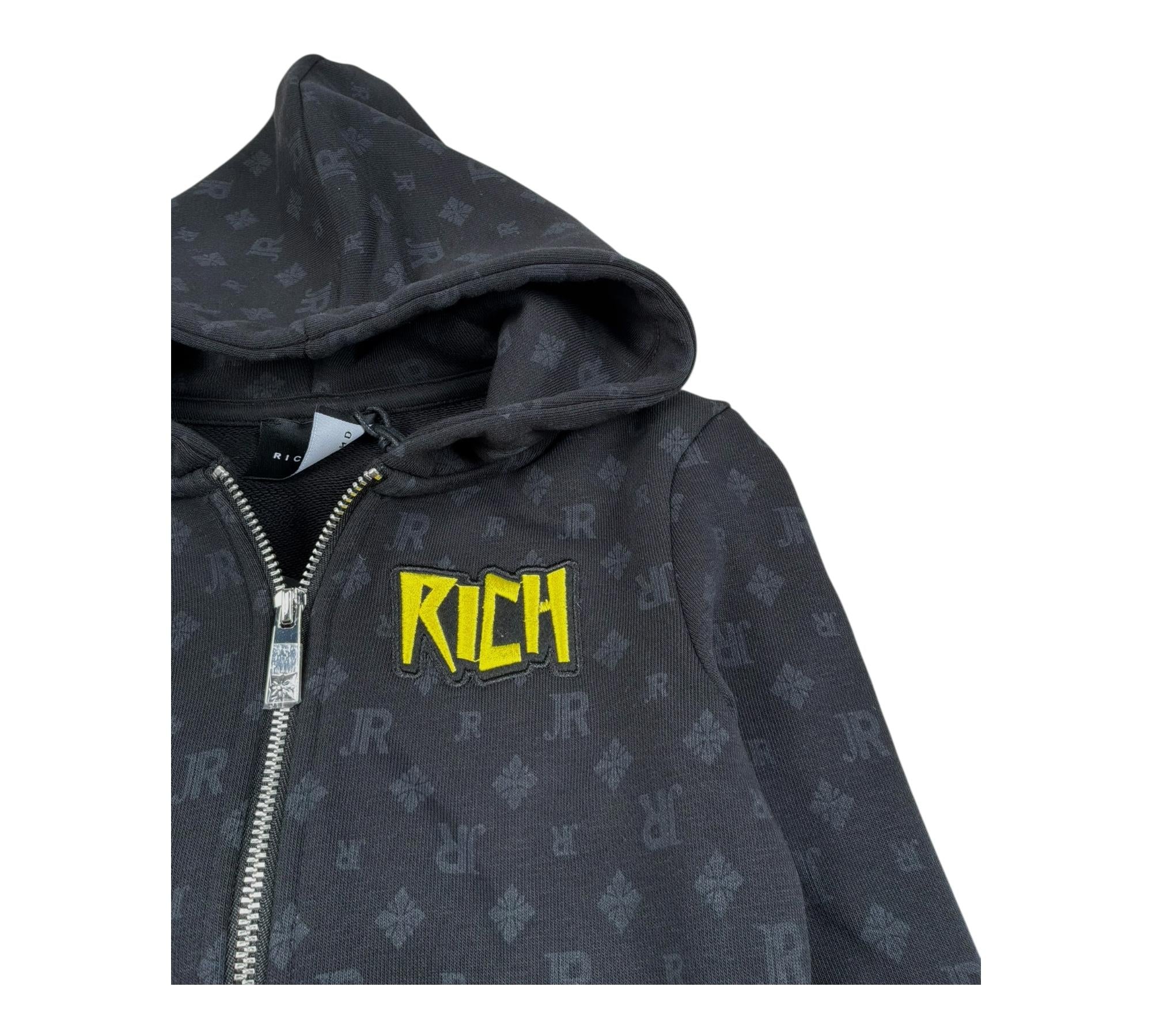 John Richmond Completo 2 Pezzi Felpa-Pantaloni per Neonato RIP26116CF NERO JOHN RICHMOND 