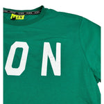 Icon T-Shirt Girocollo Tinta Unita con Logo per Bambino IBKS00489 VERDE ICON 