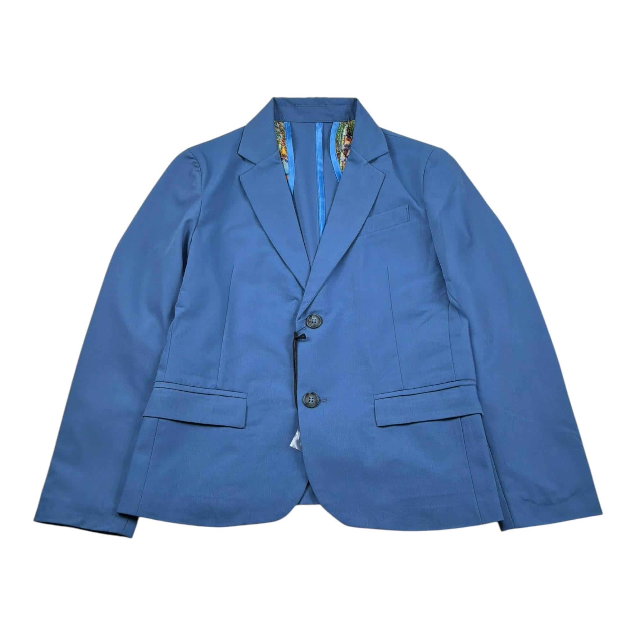 Over-D Giacca Tinta Unita con Bottoni per Bambino OK1639SAB BLU OVER-D 