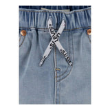 Levi'S Bermuda In Denim Tinta Unita con Elastico In Vita per Bambino 9ED613 AZZURRO LEVI'S 