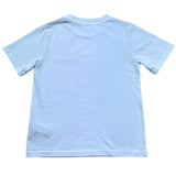 Saint Barth T-Shirt Girocollo Tinta Unita con Stampa per Bambino POT00020123 AZZURRO SAINT BARTH 