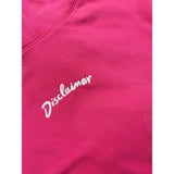 Disclaimer Felpa Chiusa con Cappuccio Tinta Unita con Logo per Bambina 25EDK58515 FUXIA DISCLAIMER 