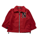 NEVER TOO camicia tinta unita con zip Bordeaux per Neonato NT2201N BORDEAUX NEVER TOO 