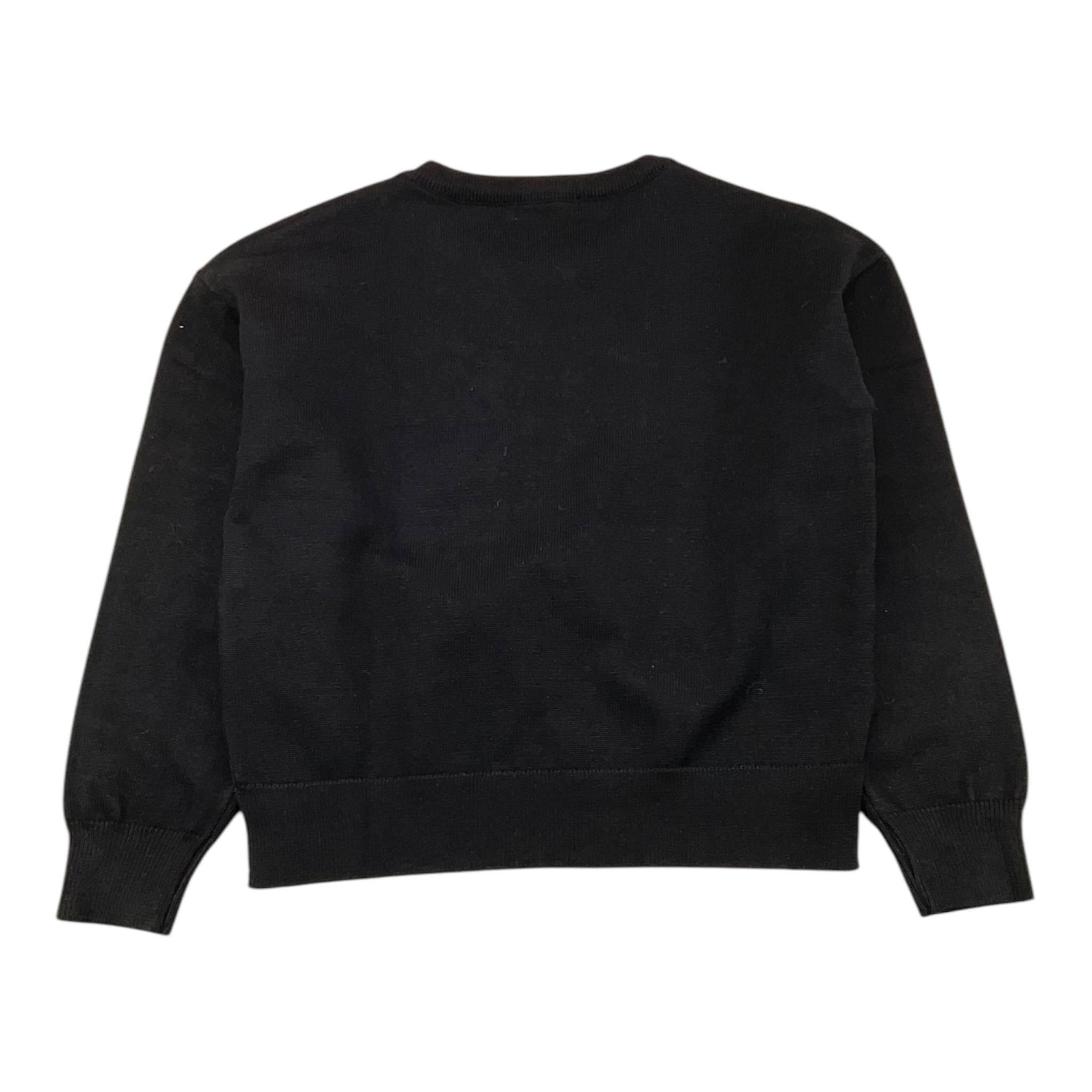 LU LU BY MISS GRANT maglia girocollo tinta unita Nero per Bambina LL0743X NERO LU LU BY MISS GRANT 