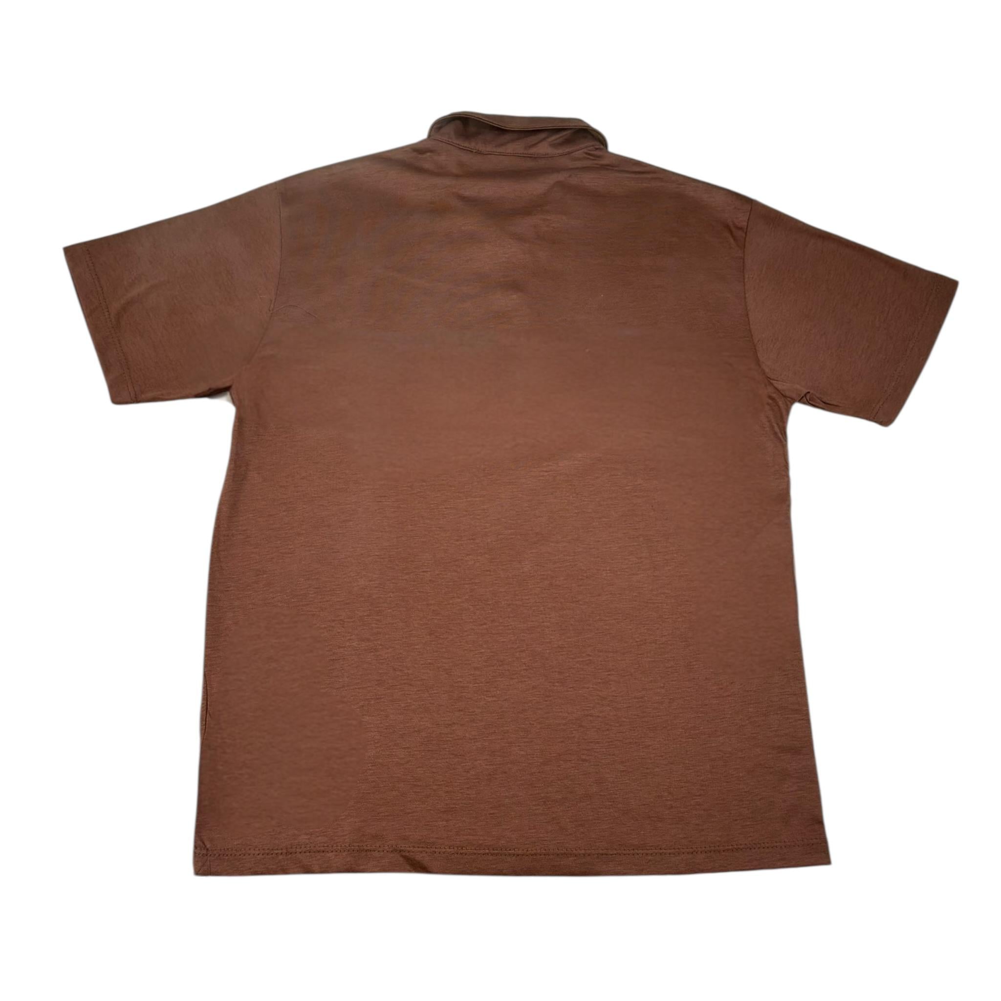 Paolo Pecora Polo Mezza Manica Tinta Unita per Bambino PP3935X MARRONE PAOLO PECORA 