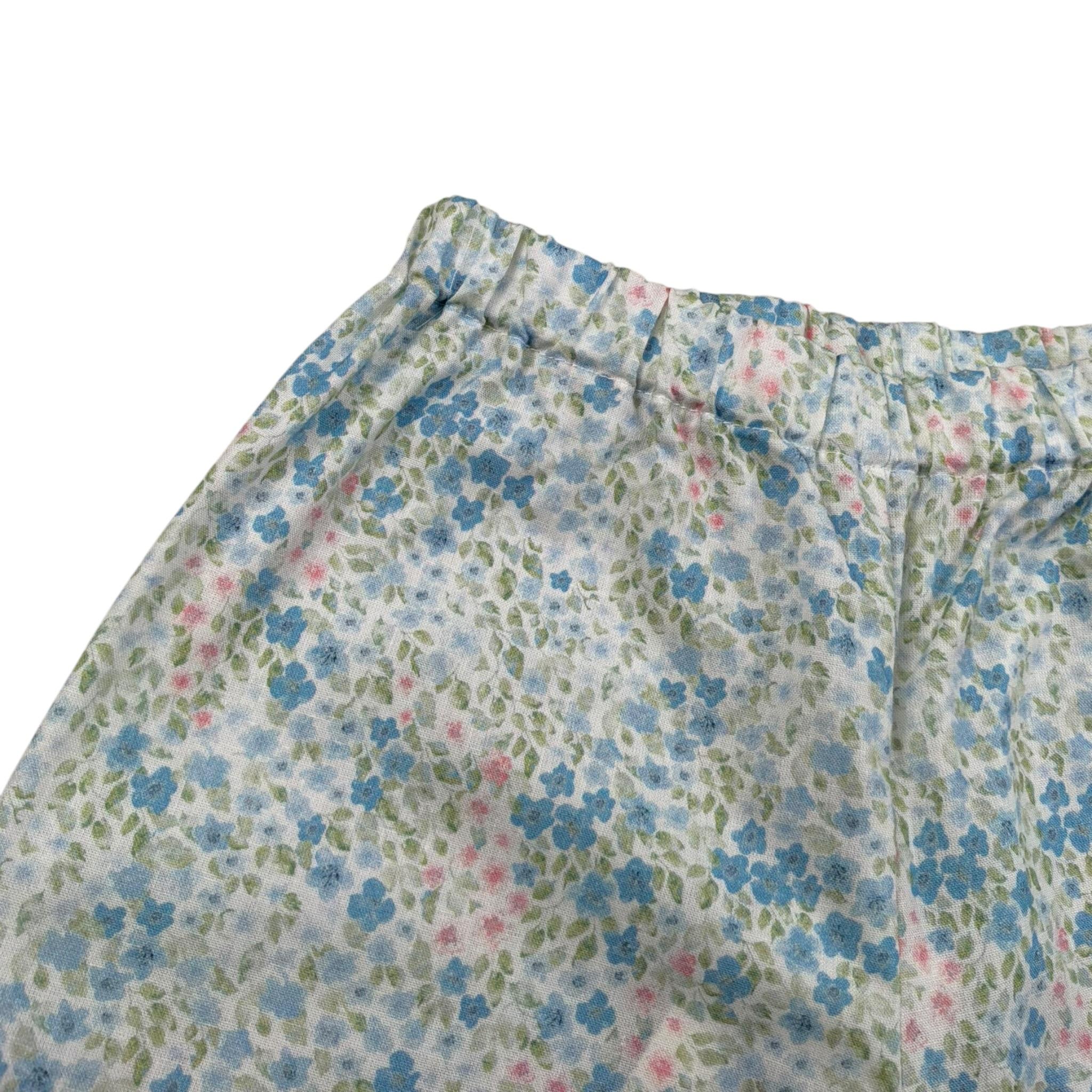 Per Te Short tinta unita Fantasia Floreale Bianco per Neonata 34307 BIANCO PER TE 