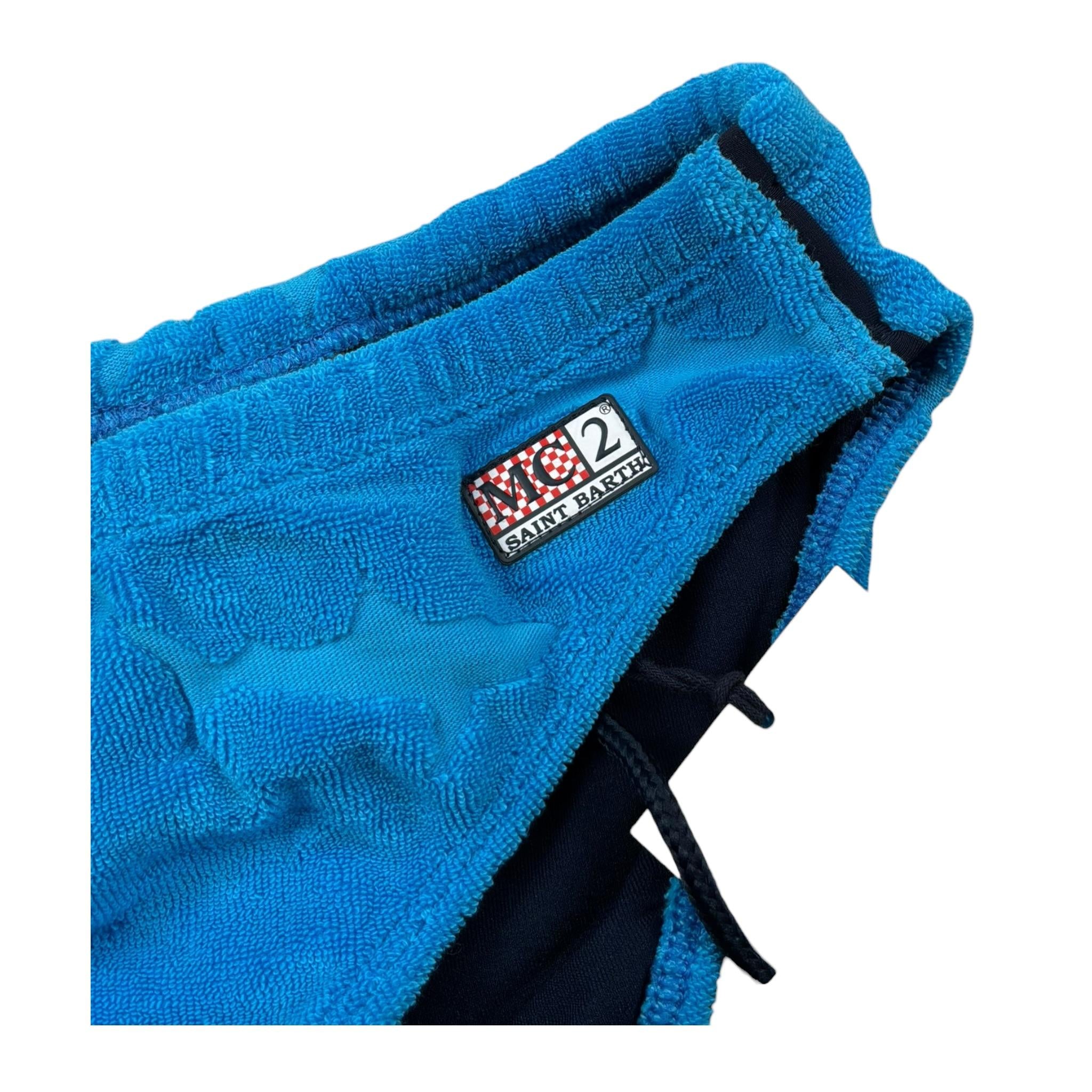 Saint Barth Costume Mutandina Tinta Unita per Bambino BIL0001 AZZURRO SAINT BARTH 