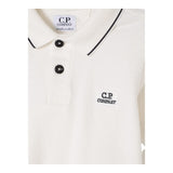 C.P. Company Polo Mezza Manica Tinta Unita per Neonato CNM000N PANNA C.P. COMPANY 