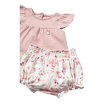 Mayoral Completo 4 Pezzi 2 T-Shirt-2 Culotte per Neonata 166327 ROSA MAYORAL 