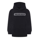 John Richmond Felpa Tinta Unita con Cappuccio E Stampa per Bambina RBP25167FE NERO JOHN RICHMOND 