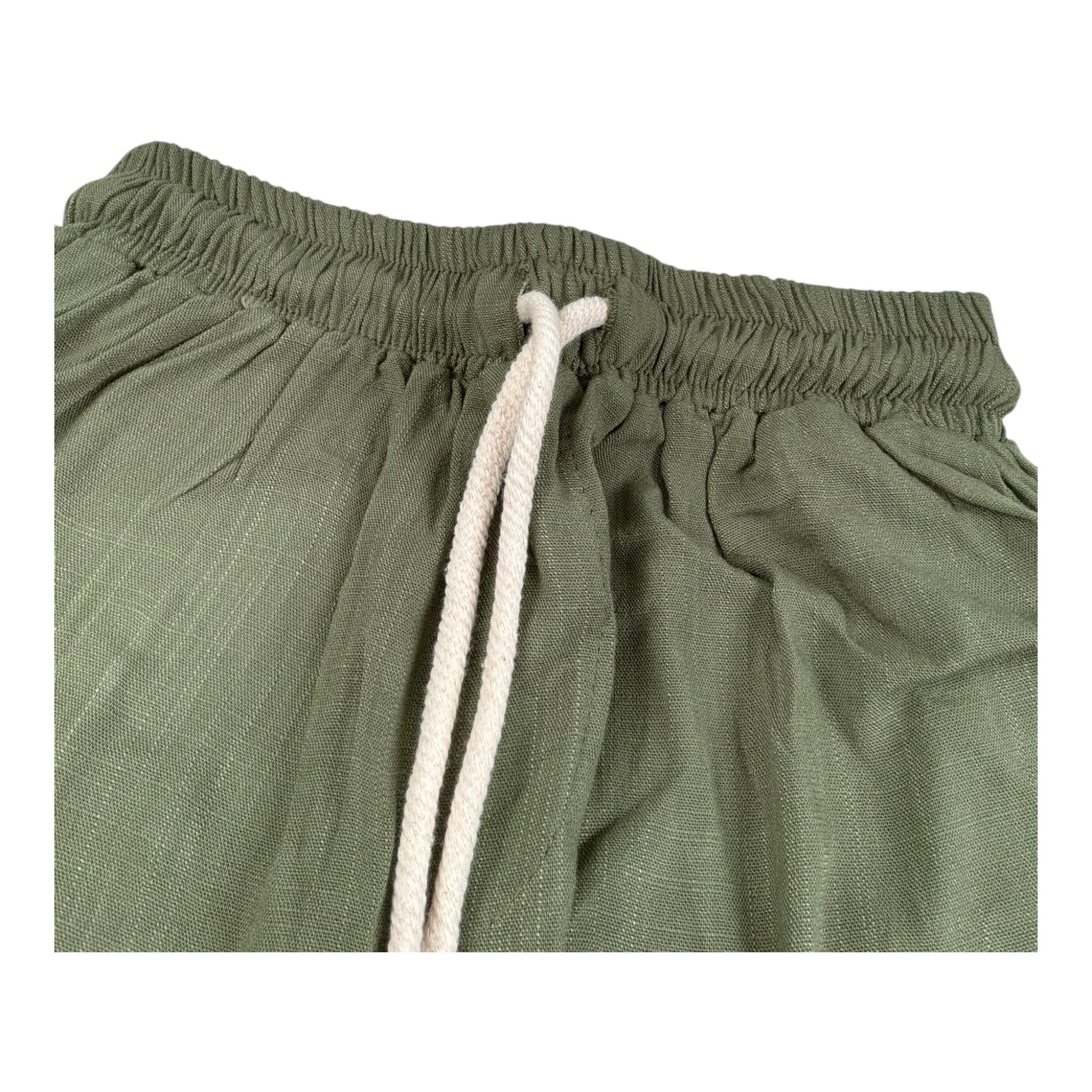 Louis Dieudonne' Pantalone Tinta Unita con Elastico In Vita per Bambino LDPA01 VERDE LOUIS DIEUDONNE' 