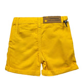 Daniele Alessandrini Bermuda Tinta Unita con Girovita Regolabile per Bambino 1296S00202 GIALLO DANIELE ALESSANDRINI 