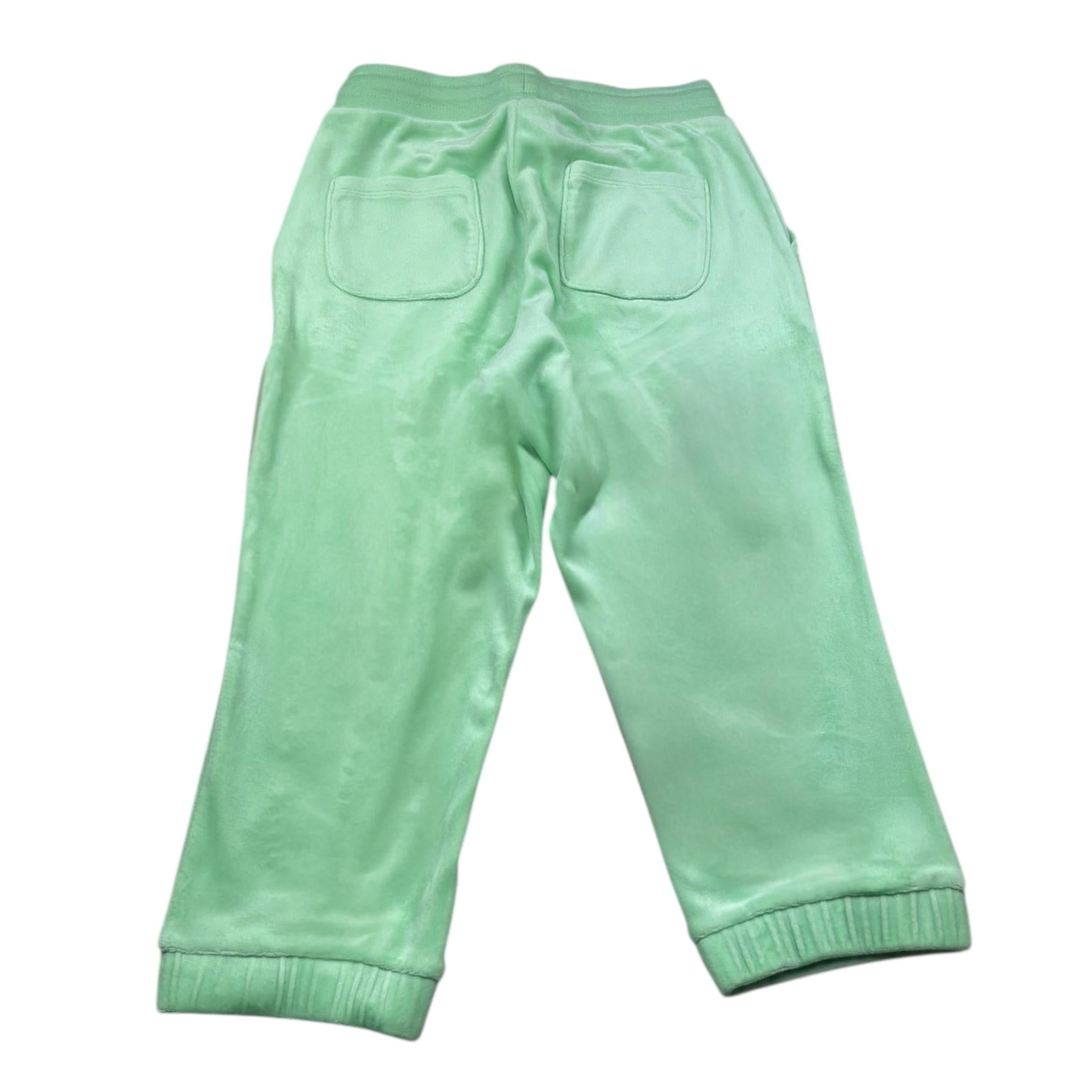 Juicy Couture Pantalone Tinta Unita In Velluto  per Bambina JBX6497 VERDE JUICY COUTURE 