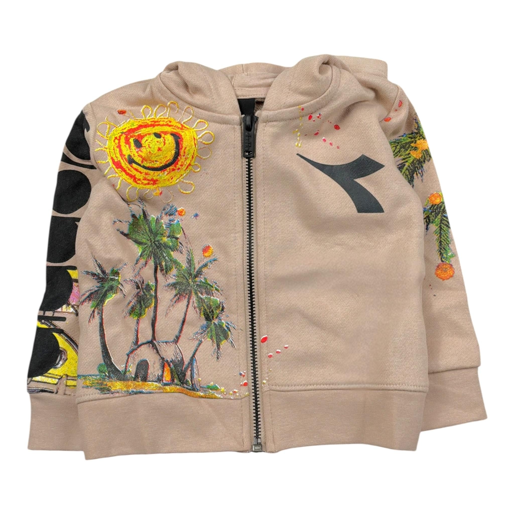 Diadora Completo 2 Pezzi Felpa-Pantalone Beige per Neonato 033243 BEIGE DIADORA 