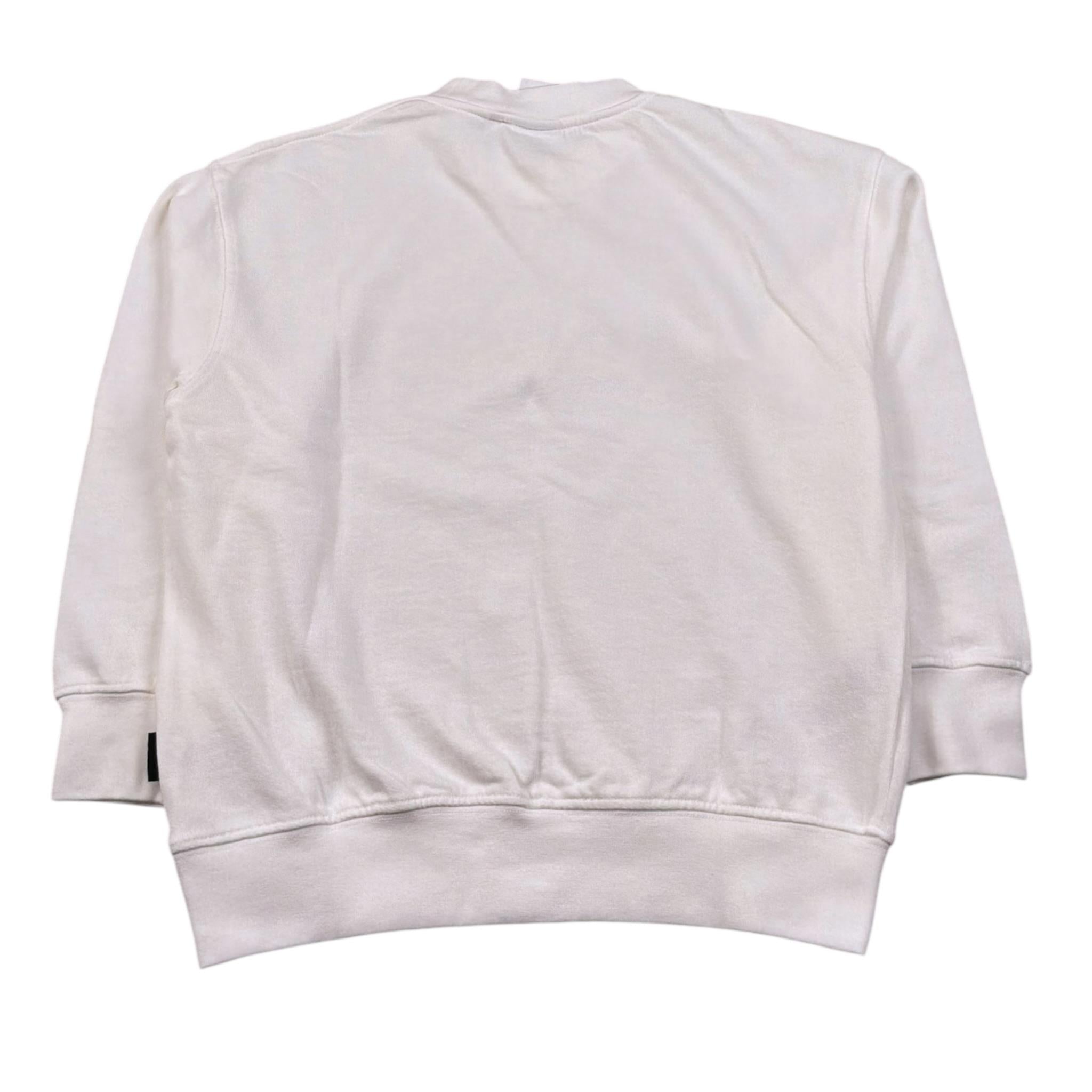 Aspesi Felpa Girocollo Tinta Unita con Stampa per Bambino S25054MFM7067X BIANCO ASPESI 