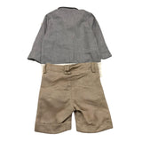 ALETTA completo 3 pezzi giacca-camicia-bermuda Blu per Neonato M220419 BLU ALETTA 