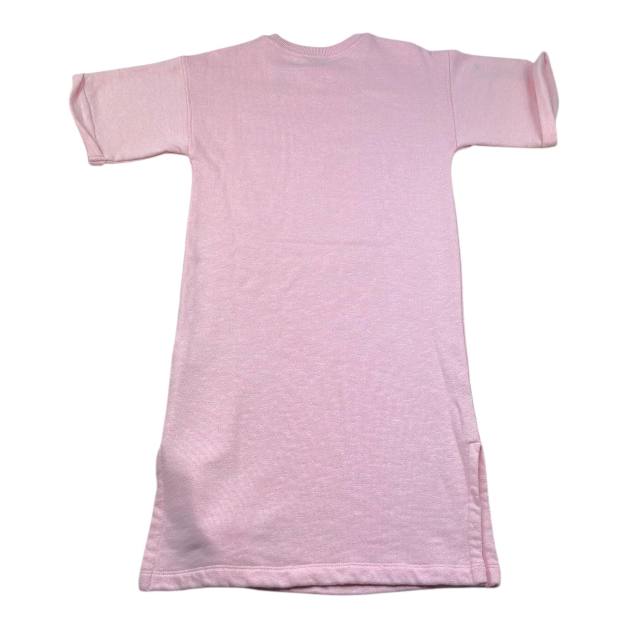 Moschino Abito Felpa Tinta Unita Girocollo con Stampa per Bambina HDV0HU ROSA MOSCHINO 