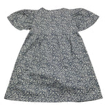 Babe & Tess Abito Mezza Manica Tinta Unita con Fantasia per Bambina 01518050 BLU BABE & TESS 