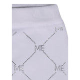 Marc Ellis Gonna Tinta Unita con Brillantini per Neonata JMNSK01445 BIANCO MARC ELLIS 