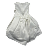 Magnifica Lulu Abito Cerimonia Giromanica Tinta Unita per Bambina SIMONA BIANCO MAGNIFICA LULU 