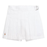 Ralph Lauren Short Tinta Unita con Ricamo per Bambina 312964249001 BIANCO RALPH LAUREN 