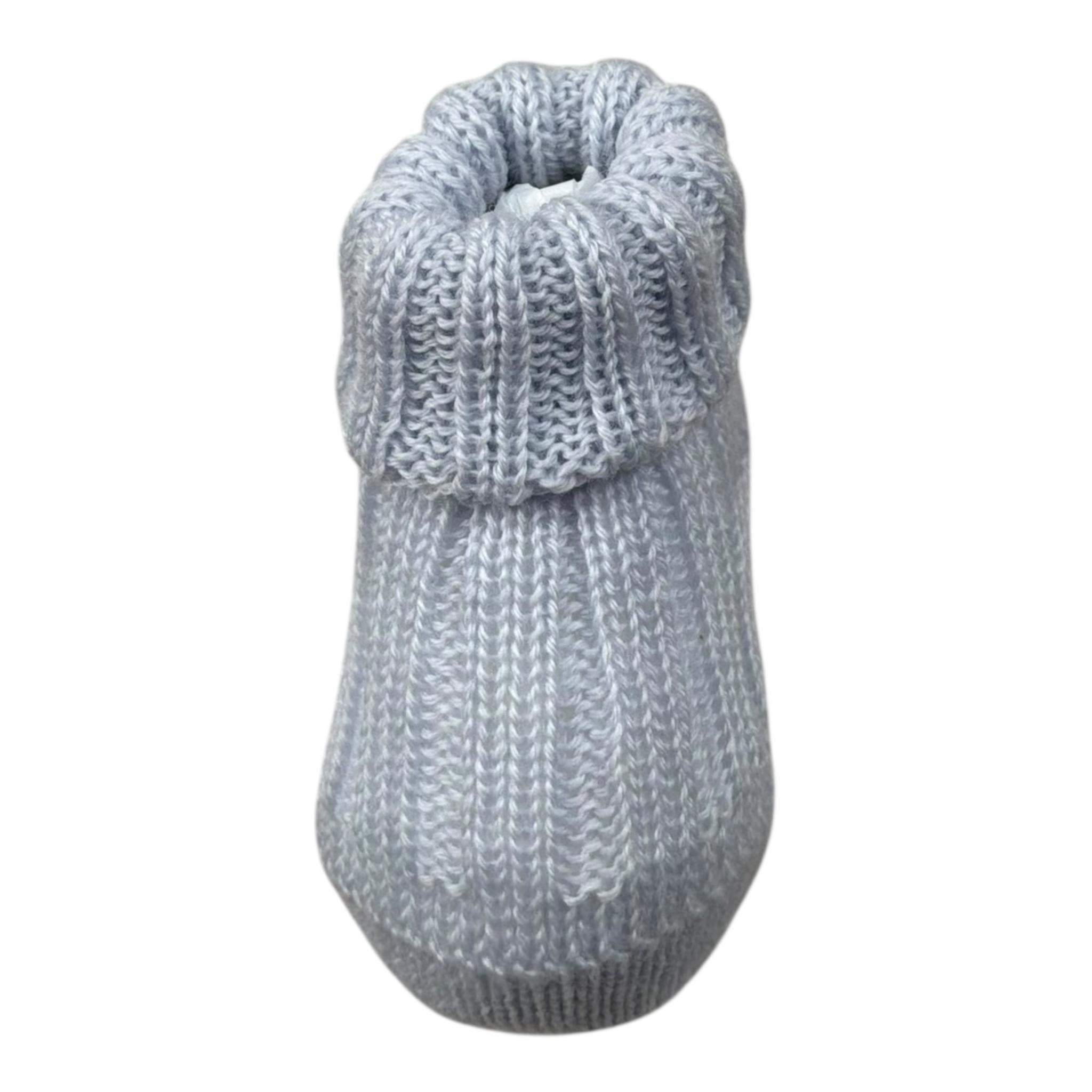 Scaldacuore Babbucce Tinta Unita per Neonato BN501 AZZURRO SCALDACUORE 