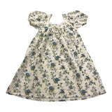 Babe & Tess Abito Mezza Manica Tinta Unita con Fantasia per Bambina 01518125 PANNA BABE & TESS 