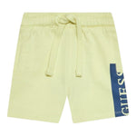 Guess Bermuda Tuta Tinta Unita con Logo per Neonato N3GD03KA6R0N GIALLO GUESS 