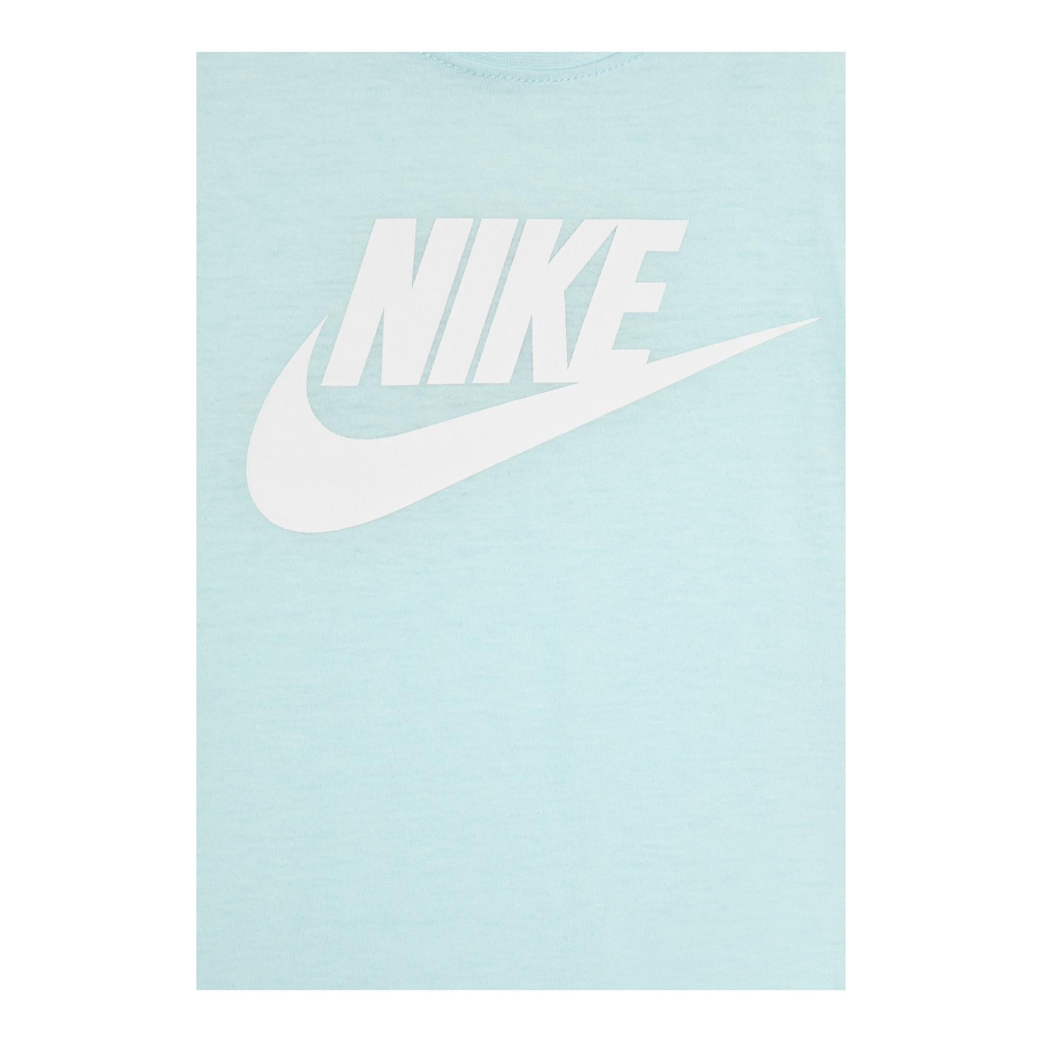 Nike Completo 2 Pezzi T-Shirt-Bermuda Tinta Unita per Neonato 86L596NX AZZURRO NIKE 