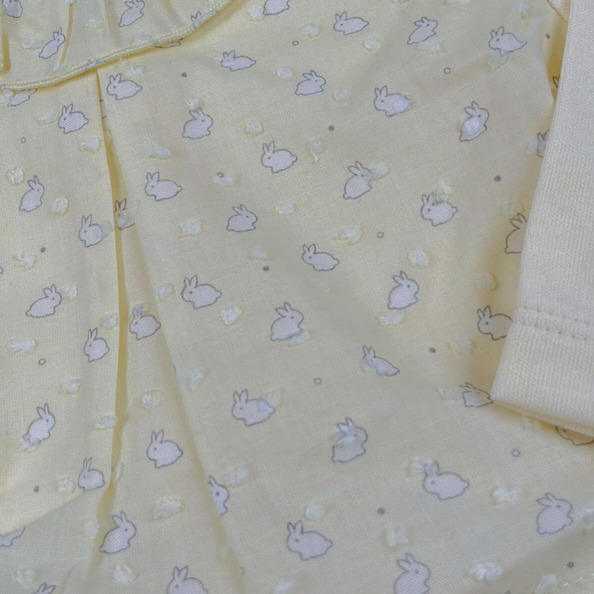 Paz Rodriguez Tutina Tinta Unita con Stampa  per Neonata 00549117 GIALLO PAZ RODRIGUEZ 