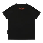 John Richmond T-Shirt Girocollo tinta unita con Stampa Nero per Neonato RIP25014TSXXXX NERO JOHN RICHMOND 
