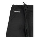 DSQUARED2 pantalone tuta tinta unita con stampa logo Nero per Bambino DQ2527 NERO DSQUARED2 