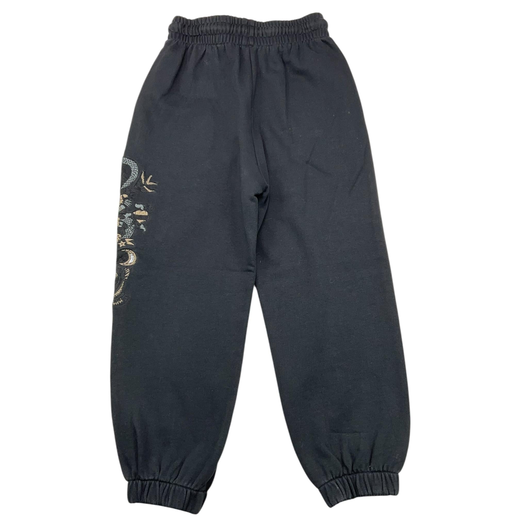 JOHN RICHMOND pantalone tuta tinta unita con stampa Nero per Bambino RBA25149PA NERO JOHN RICHMOND 