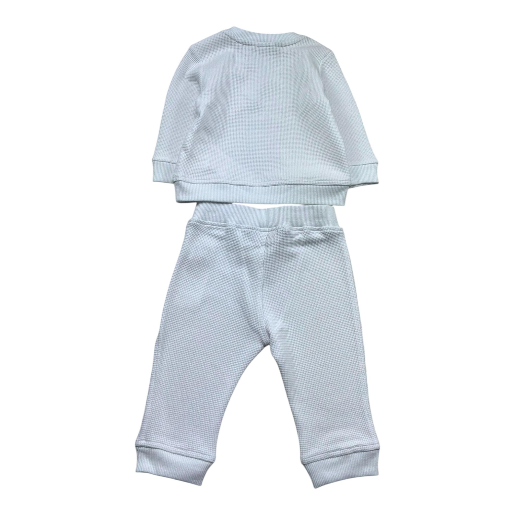 K-Way Completo 2 Pezzi Felpa-Pantalone per Neonato K3157FW BIANCO K-WAY 