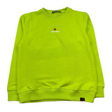 Zu+Elements Felpa Chiusa Girocollo Tinta Unita con Logo per Bambino ZU217 VERDE ZU+ELEMENTS 