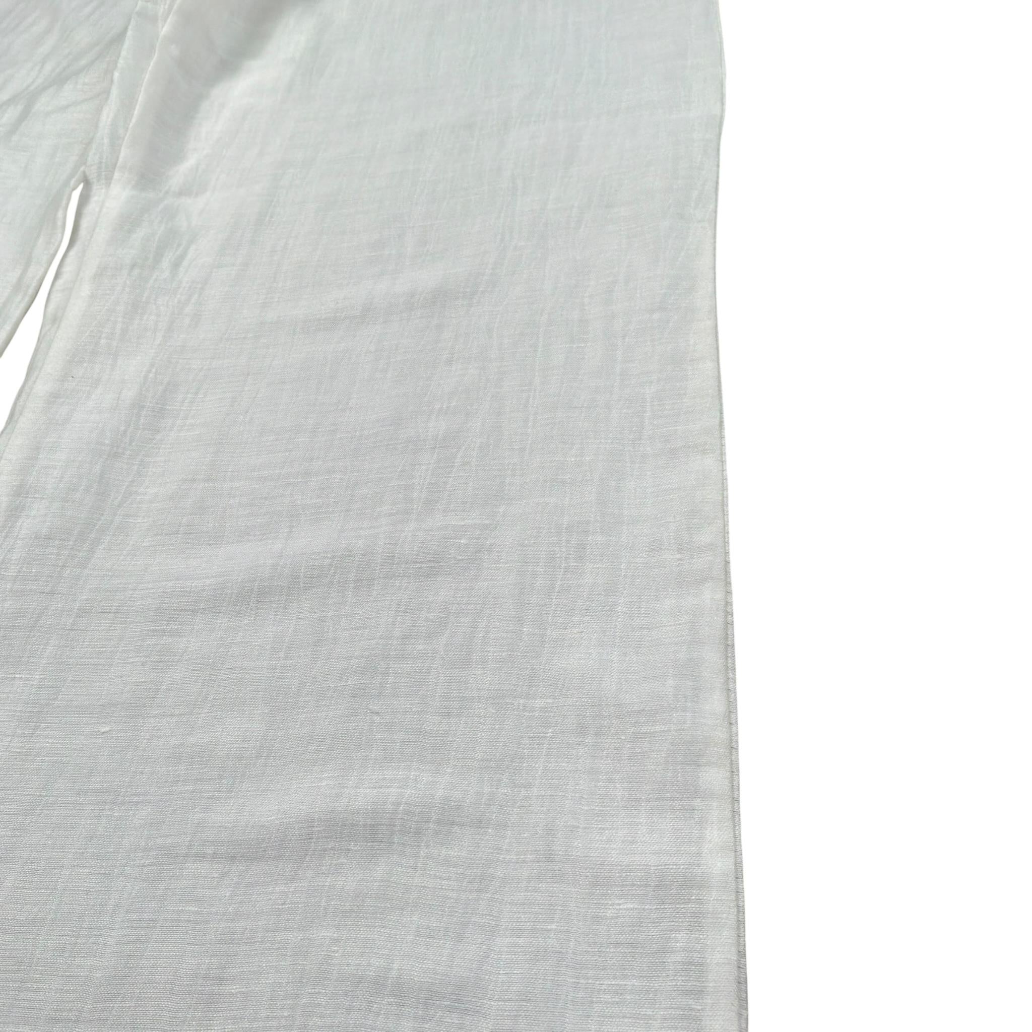 Kaos Pantalone Tinta Unita con Elastico In Vita per Bambina KS201 BIANCO KAOS 