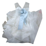 Bella Brilli Abito Cerimonia Tinta Unita con Tulle per Bambina 222 BIANCO BELLA BRILLI 