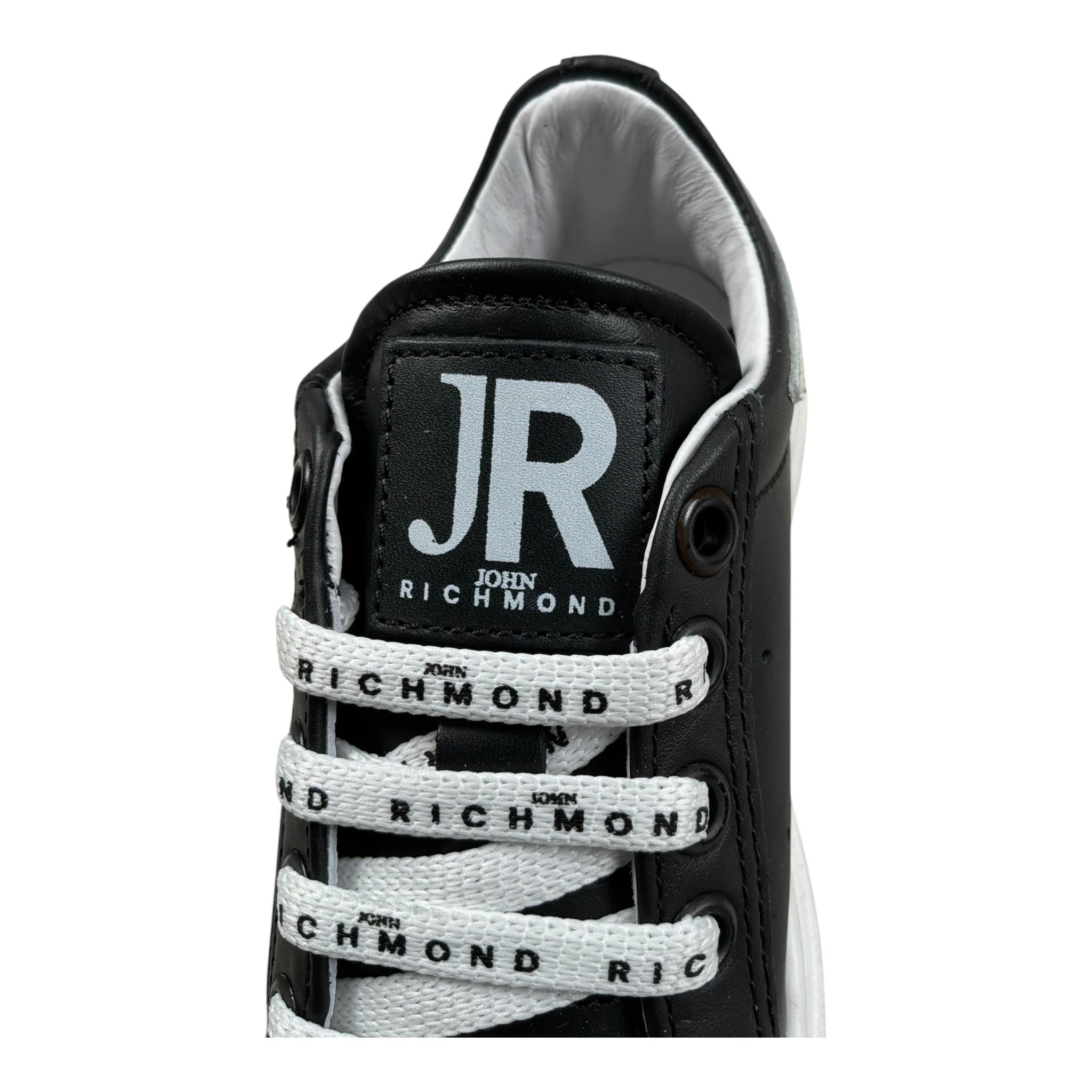 John Richmond Sneakers Tinta Unita con Stampa Logo per Bambino 21112 NERO JOHN RICHMOND 