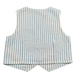 Moschino Gilet Tinta Unita Fantasia A Righe per Bambino HDN001 BIANCO MOSCHINO 