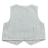 Moschino Gilet Tinta Unita Fantasia A Righe per Bambino HDN001 BIANCO MOSCHINO 