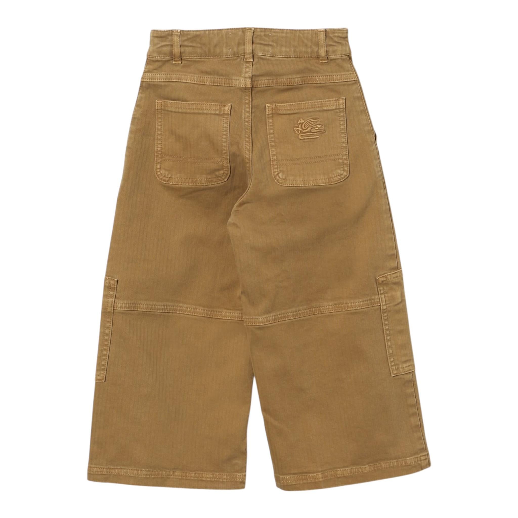 Missoni Jeans Tinta Unita Modello Palazzo per Bambina GV6P10 MARRONE MISSONI 