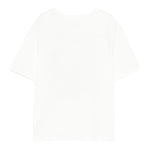 Stella Mccartney T-Shirt Girocollo Tinta Unita con Stampa per Bambina TW8A11 BIANCO STELLA McCARTNEY 