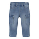 Mayoral Jeans Tinta Unita con Tasconi per Neonato 1578 AZZURRO MAYORAL 